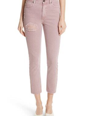 Sandro Ripped Raw Edge Jeans Size 26 NWT